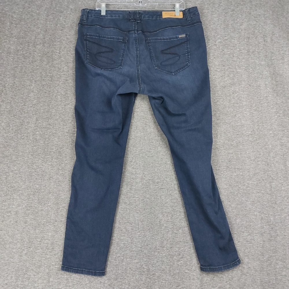 MELISSA MCCARTHY SEVEN 7 JEANS WOMENS BLUE CLASSIC SKINNY DENIM PANTS SIZE 16W - Picture 5 of 10